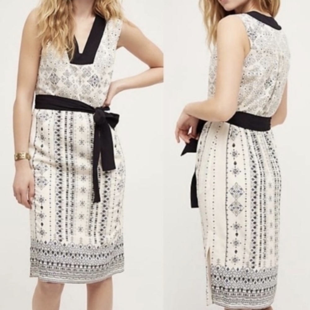 Anthropologie HD in Paris Midi Dress Size 12